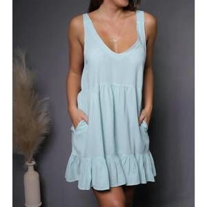 NEW HEART OF PINE summer style dress in aqua